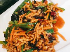 鱼香肉丝-一盏明灯全素斋(殊像寺店)