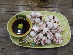 芥末白灼八爪鱼-贞姨美食·老字号海鲜大排档