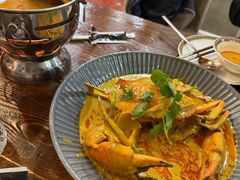 咖喱蟹配法式蒜蓉面包-Siam泰餐厅(水上公园店)