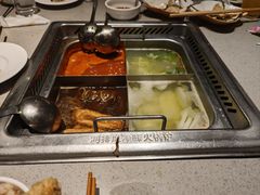 姬松茸菌汤火锅-海底捞火锅(团结桥店)