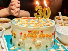 -咖咖熊蛋糕定制·英国蓝风车动物性淡奶油