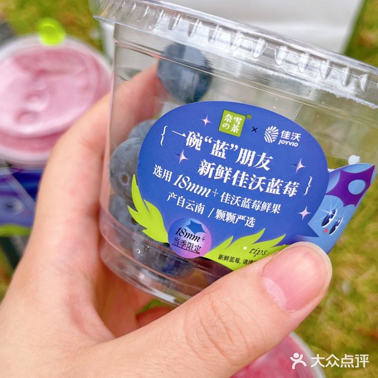 真的非常可！满满的蓝莓果肉，还有机会获得半杯蓝莓🫐