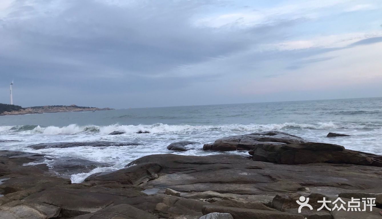 晋江龙湖石圳海滩的一道美丽风景