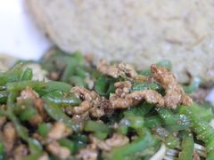 青椒干子肉丝干拌面-高邮面馆(明瓦廊店)
