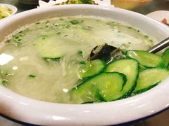 黄瓜皮蛋汤-洪霞餐馆
