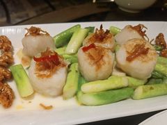 XO醬琥珀核桃炒带子-北京四季酒店·采逸轩