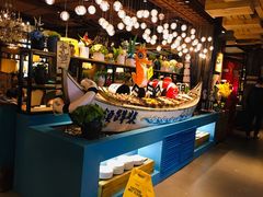 自助取餐区-领鲜活海鲜榴莲自助火锅(东门店)