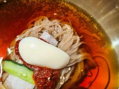 气泡冷面一份二-草家酱蟹炭火烤肉店(珲春南路一店)