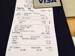 账单-关夫人餐厅(阳光广场店)