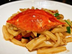 青蟹炒年糕-健眺小海鲜(临海后山店)