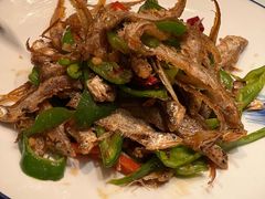 干毛鱼炒尖椒-同庆楼(大钟寺店)