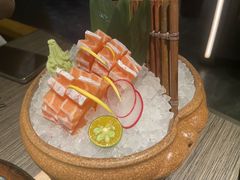 三文鱼腩刺身-炙柒Sekinana·精致日料(合生汇店)