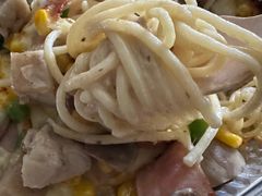 法式牛肝菌白汁培根意面-达美乐比萨(东高地店)