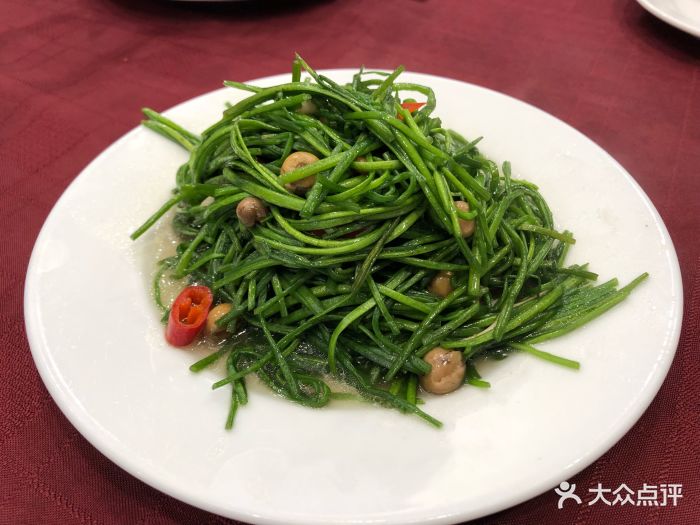 茂园餐厅炒水莲菜图片