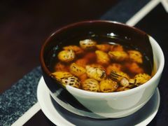 古越陈酿煮花螺-杭州西子湖四季酒店·金沙厅