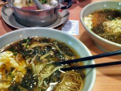 雪笋肉丝荷包蛋面-老盛兴汤包馆(江宁一店)
