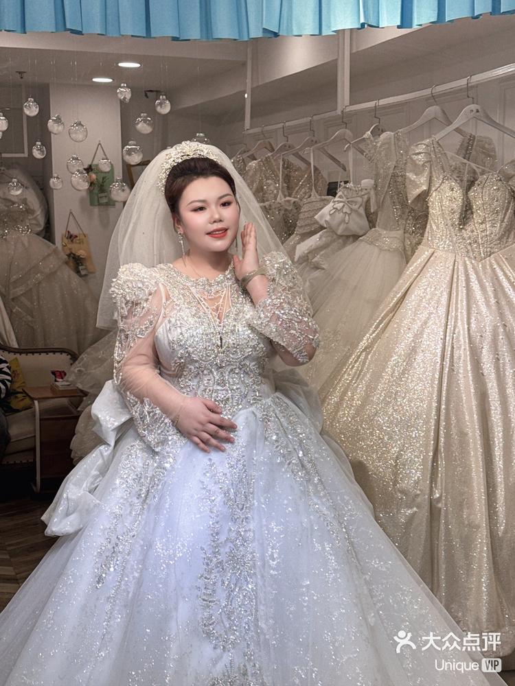 谁说胖女孩不能穿好看的婚纱沈阳大码婚纱租赁