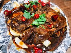 风味蝶鱼头-将相和·海鲜蒸饺大连菜