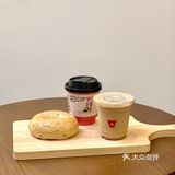 新国民咖啡店小红杯来袭～尊嘟好喝！！