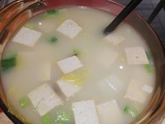鸡汤小白菜炖豆腐-西贝(上海中心店)