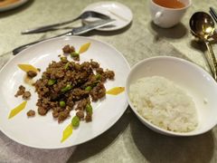 小炒茄子配米饭-厉家菜(金宝街店)