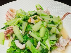 崂山小白菜炒扇贝柱-单家老院·院子里的青岛菜(沙子口店)