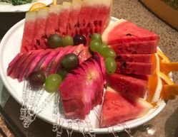 水果拼盘-金雨玫瑰庄园酒店-宴会中心