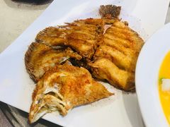 香煎多宝鱼-辣螃铠盆盆蟹大排档(海昌店)