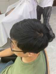 点击看大图 -藤野造型烫发染发