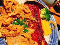 牛肉鳗蒲烧双拼饭-渔寿司·日本料理(艾尚天地店)