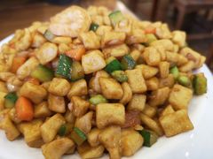 虾仁炒疙瘩-老回回饺子馆(海洋馆店)