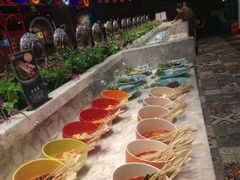 自助调料区-火锅岛潮牌自助餐厅(天津天佑城店)