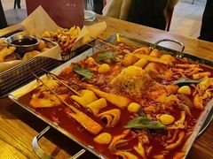 鱼饼火山炒年糕-包装马车·韩国料理·포장마차