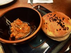 餐前面包配自制辣椒酱-Tajine Moroccan塔金摩洛哥中东餐厅