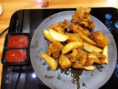 全套炸鸡-芝士牛炭火烤肉