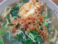 青菜鸡蛋加笋干面-无名氏面馆(邮电路店)