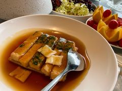 鲍菇扒野菜豆腐-雀蓝川菜(奥体广场店)