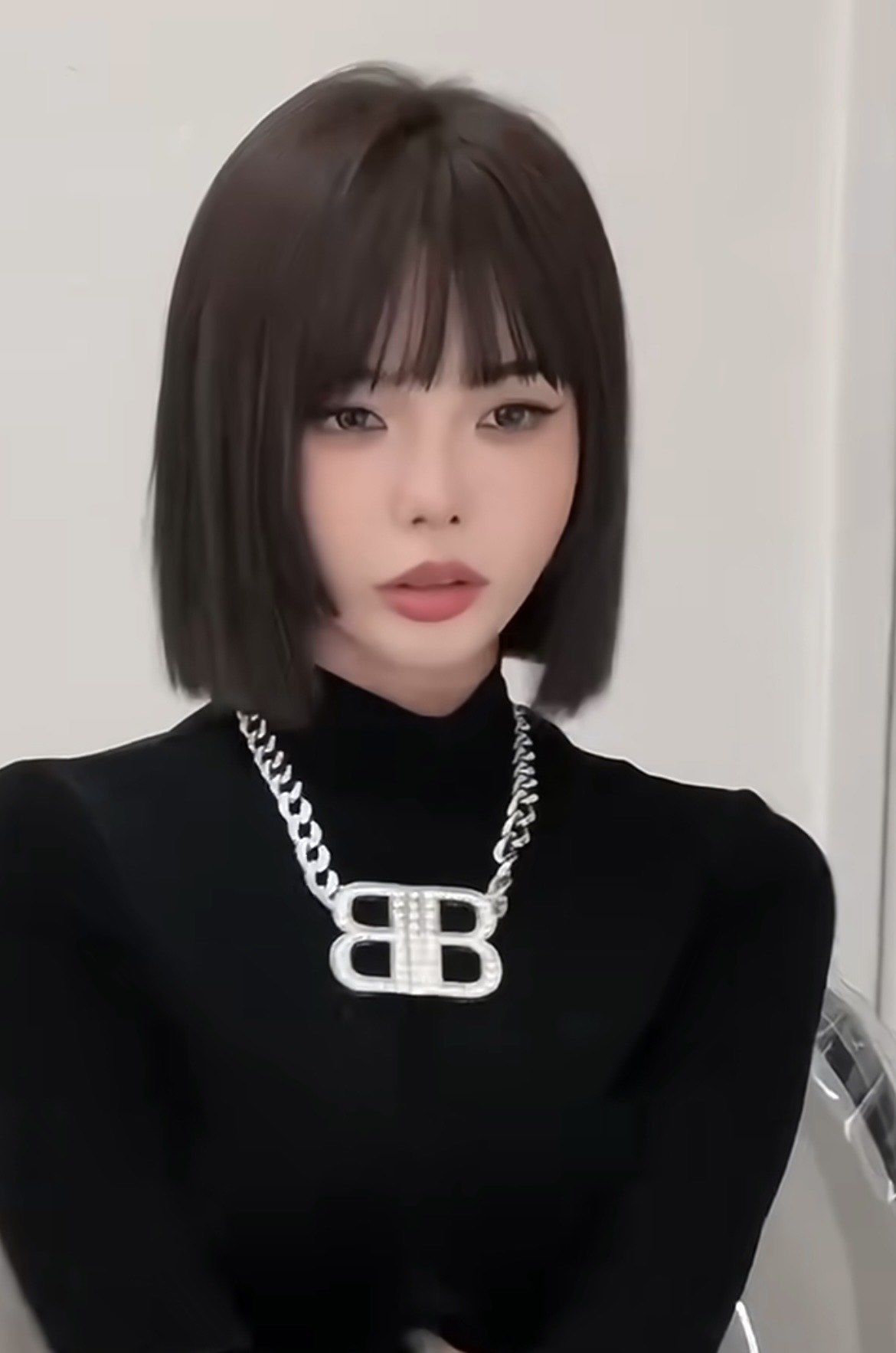 一刀切 公主短发