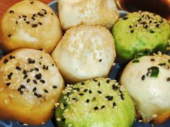 招牌生煎混拼-鑫震源·苏式大虾生煎(山塘街店)