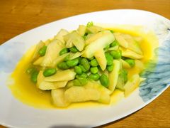 茭白炒毛豆-得意楼蒸菜馆