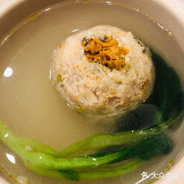 怡园饭店-餐厅(四望亭店)蟹粉狮子头图片