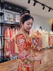 -懿沉香中式嫁衣礼服秀禾服龙凤褂马来褂旗袍总店