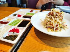 高山菜拌海蜇-四季民福烤鸭店(前门廊房二条店)