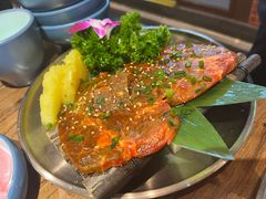 -明洞阿姨·韩式酱蟹烤肉·创意料理(三元桥店)