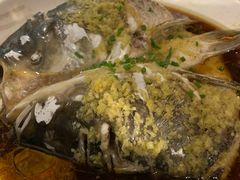 剁椒鱼头-绿茶餐厅(松江万达店)