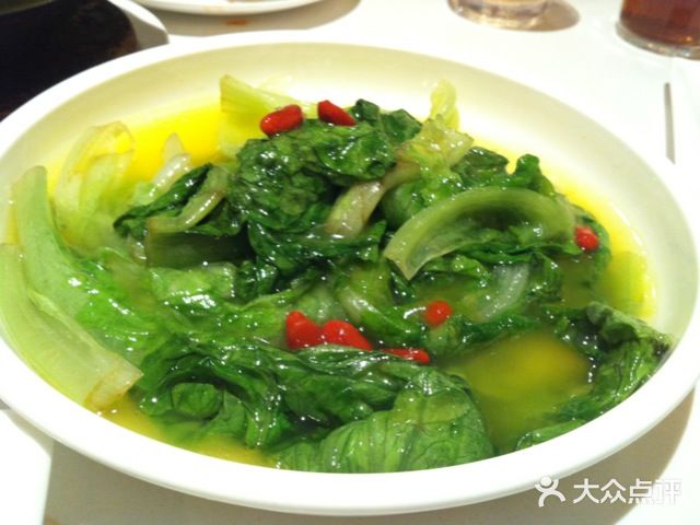 上亨餐厅-鸡汤浸时蔬-菜-鸡汤浸时蔬图片-上海美食-大众点评网