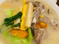 鲜山珍排骨汤煲-北平小馆·烤鸭·家常菜(磨房北里店)