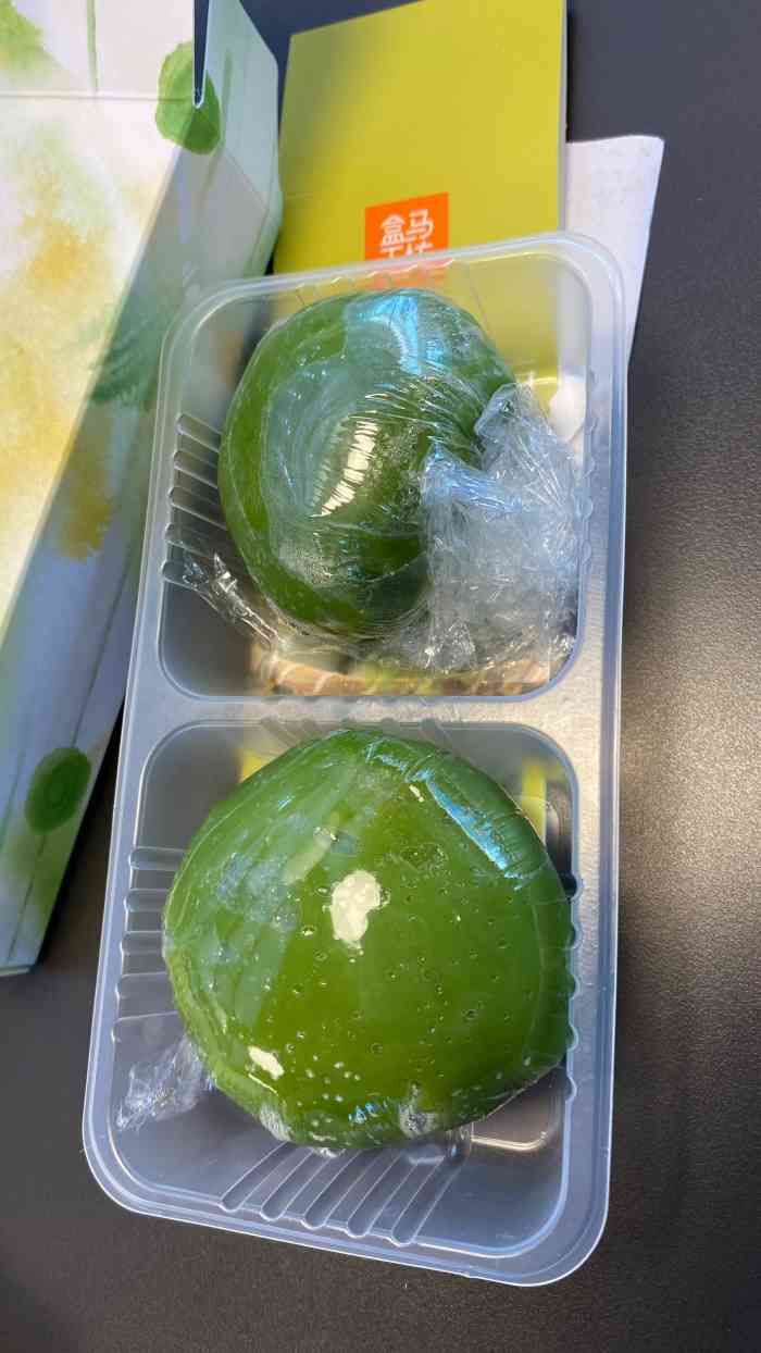 盒马鲜生(广武店)-"这个麻薯真的很好吃,有嚼劲,第一次买了一.