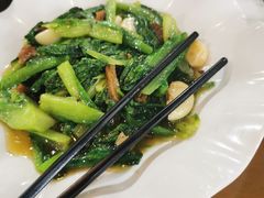 豆豉鲮鱼炒油麦菜-锦湖农庄(松山湖梦幻百花洲店)