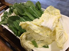 绿色时蔬大拼-京门老爆三·铜锅涮肉 爆肚(望京店)